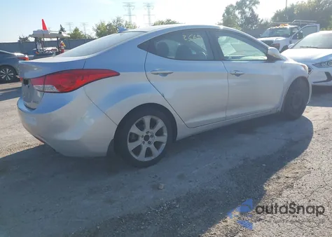 2013 Hyundai Elantra Limited from USA, damaged, VIN KMHDH4AE7DU670845